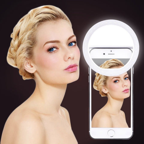 USB Charge Selfie Ring Light